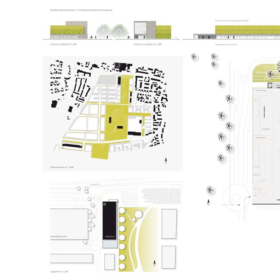 Wettbewerb Neubau Parkaus im SheridanPark Augsburg